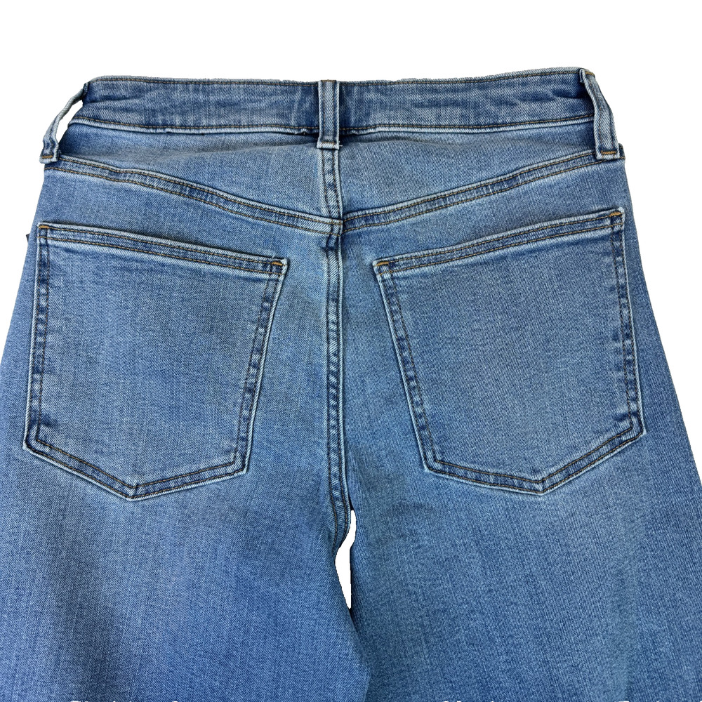 Universal Thread Womens High Rise Wide Leg Jeans Size 8 Medium Wash Denim - Picture 5 of 9